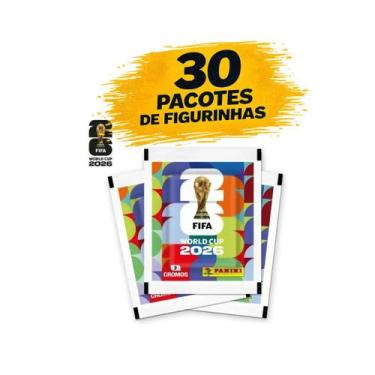 Imagem de Kit 30 Pacotes 210 Figurinhas Copa do Mundo 2026 Panini