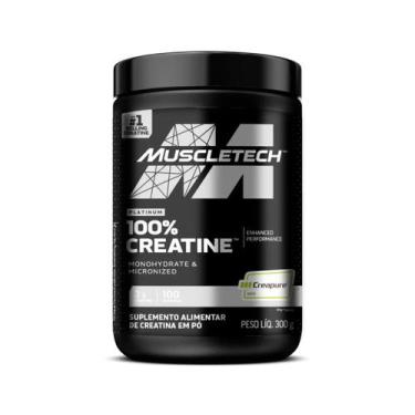 Imagem de Creatina Platinum 100% Creapure 300g Muscletech Sem Sabor, Sem Sabor