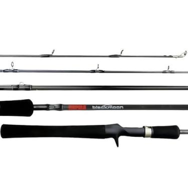Imagem de Vara Pesca Carretilha Rapala Blackmoon 11RABM58CMH 1,76m 10-20 Lbs Gra