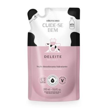 Imagem de Refil Loção Desodorante Hidratante Corporal Cuide-se Bem Deleite 350ml