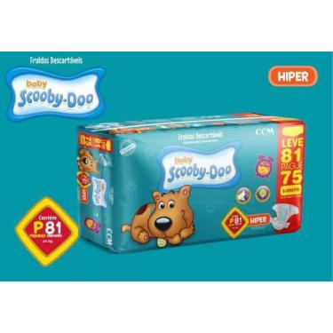 Imagem de Fralda Baby Scooby Doo Hiper P75+6 - CCM