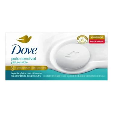 Imagem de Kit Sabonete Dove C/6 Unidades 90G Pele Sensivel