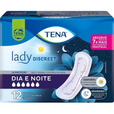 Imagem de Absorvente Tena Lady Discreet Dia e Noite 12 unidades