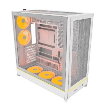 Imagem de Gabinete Gamer Montech HS01 Pro, Mid-Tower, ATX, Vidro Temperado, 5x F