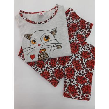 Imagem de Pijama Manga Longa Feminino em Malha Suave Pv - Delile, Vermelho, G