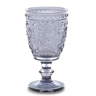 Imagem de Conjunto De 6 Taças Vitrum Arabesco Azul 350ml - Copa e Cia - Copa&cia