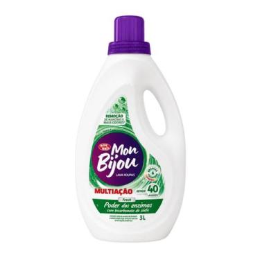 Imagem de Sabão Lava Roupas Líquido Mon Bijou Multiação Fresh 3L