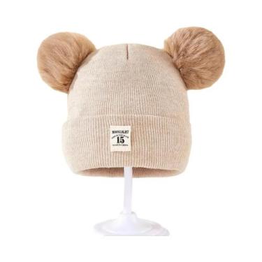Imagem de Gorro De Lã Quente De Inverno Para Crianças Com Protetor De Orelhas E 
