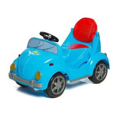 Imagem de Quadriciclo infantil pedal e empurrador 1-3 anos fusquinha calesita, A
