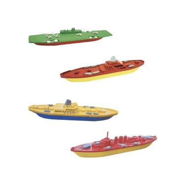 Imagem de Brinquedo Frota Naval Festival Caixa com 12 Unidades 4 Modelos Sortidos Gulliver