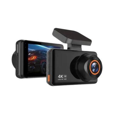 Imagem de Câmera Veicular DVR 4K 2.5K Com Lente Dupla, WiFi, GPS, Mini Caixa Pre