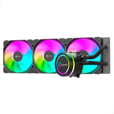 Imagem de Water Cooler Kalkan Iota 360mm ARGB Preto Intel/AMD KLK00046