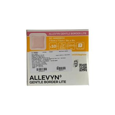 Imagem de Curativo Allevyn Gentle Border Lite Smith Nephew  Caixa com 10 Unidade