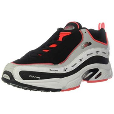Imagem de Reebok Tênis feminino Daytona DMX Vector, Preto/Cinza Caveira/Branco/Vermelho Neon, 4.5