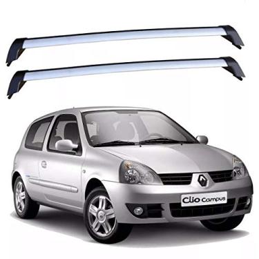 Imagem de Rack Eqmax Wave Clio 2P 2000 2001 2002 2003 2004 2005 2006 2007 2008 2009 2010 2011 2012 2013 2014 2015 2016 Hatch Cinza