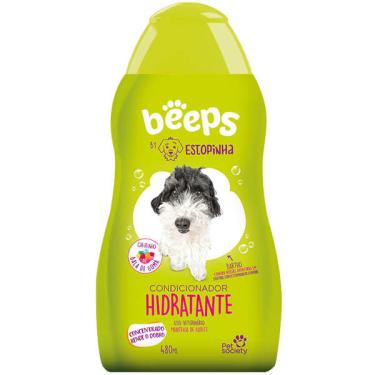 Imagem de Condicionador Hidratante Pet Society Beeps Estopinha Manteiga de Karité - 480 mL