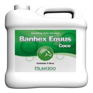 Imagem de Shampoo Banhex Equus Coco 5 Lts. - Lavizoo Equinos E Bovinos