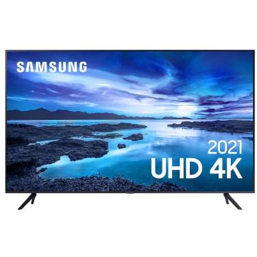 Imagem de Smart TV 4K Samsung 43&quot; UN43AU7700GX, UHD, 3 HDMI, 1 USB, Wi-Fi Integrado 
