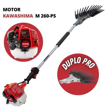 Imagem de Derriçadeira Profissional KWD2610D com Motor Kawashima Plus á Gasolina 25,6cc Haste Curta 1100mm e Kit Derriçador Nakashi Ideal Para Lavouras Café