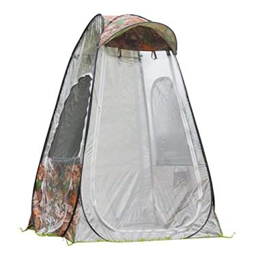 Imagem de Barraca de acampamento portátil, barraca de pesca à prova d'água, abrigo de privacidade instantâneo para trilhas praia piquenique pesca barraca de praia barraca de acampamento para a família ao ar livre, caminhadas, camuflagem