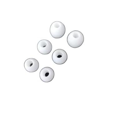 Imagem de Borrachas Borrachinhas Pads Earbud compatível p/Fone de Ouvido AKG do Galaxy S8 S8 +, S10 S10 + S20 S20 +, 3 Pares (P,M,G) Cor: Branco