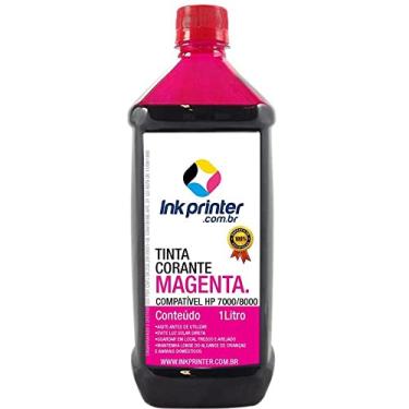 Imagem de Tinta Corante Inkprinter Magenta para Hp Série 7000, 8000 (1 litro)