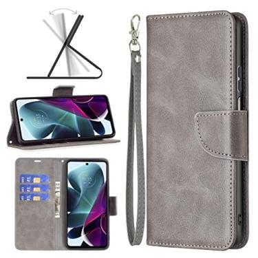 Imagem de YUNCHAO Caixa de telefone Para Motorola Moto G200 5G / Edge S30 5G Textura de pele de cordeiro pura Caso de couro colorido capa para celular