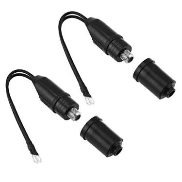 Imagem de Conector de antena de TV E-extraordinário pacote com 2 Conector de antena de TV 300 Ohm para cabo coaxial de 75 Ohm Transformador correspondente UHF/VHF/FM Modelo TV conversor