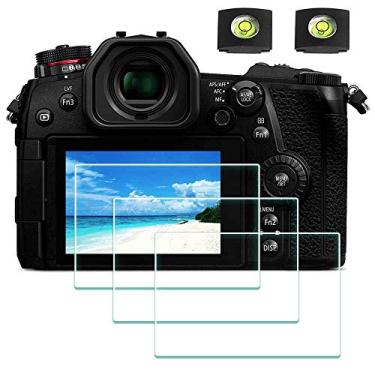 Imagem de Protetor de tela G9 para câmera digital Panasonic LUMIX G7 G8 G9 4K e capa de sapata, ULBTER 0,3 mm dureza 9H vidro temperado, anti-arranhões, anti-impressão digital e anti-bolhas [3 unidades]