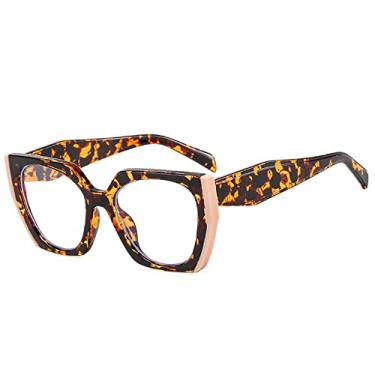 Imagem de Tendência Óculos de Sol Quadrado Branco Preto Feminino Luxo Vintage Grande Armação Óculos de Sol Feminino Sombras UV400 Óculos de Sol, 10, Tamanho Único