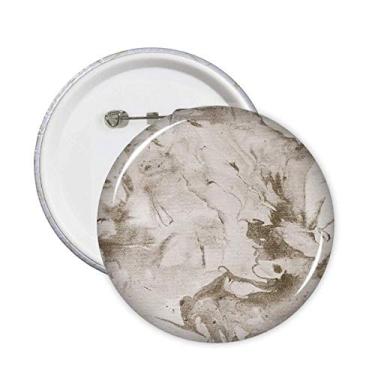 Imagem de Broche de textura de papel áspero poluído cinza sujo botão emblema decoração acessório 5 peças