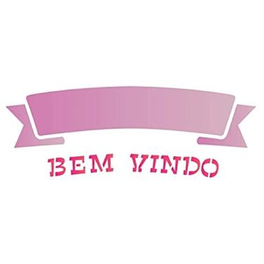 Imagem de Stencil de Acetato para Pintura OPA 10 x 30 cm - 1462 Bem Vindo