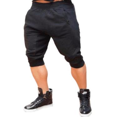 Imagem de Bermuda De Moleton Masculina  Skinny Fitness - Wooks