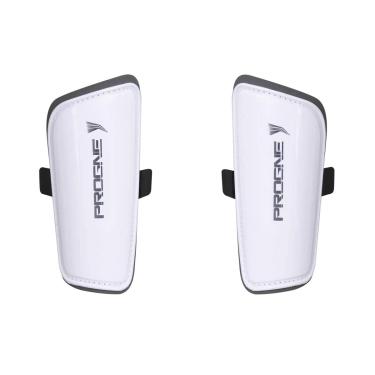 Imagem de Caneleira Futebol Futsal Moccus Sem Tornozeleira - Hotstamping - Branca - Acima 12 anos - Par