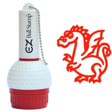 Imagem de Marcador de carimbo de bola de golfe EZBallStamp, Red Dragon