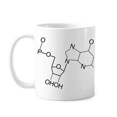 Imagem de Ilustração de estrutura molecular química Caneca cerâmica café porcelana louça