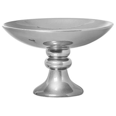 Imagem de Centro De Mesa Monaco Pé Alto Ceramicas Pegorin Prata No Voltagev