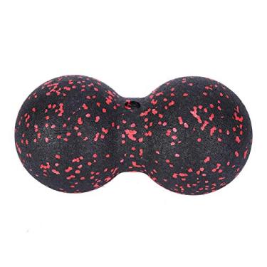 Imagem de Bola de espuma, rolo de espuma macia, bola de massagem para ioga para exercícios de alongamento para musculação para fitness para ioga para pilates (camuflagem, bola dupla de 24 x 12 cm)