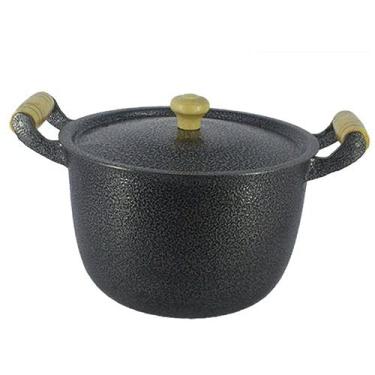 Imagem de Caldeirão Aluminio Preto Para Feijão 12 cm 800 ml