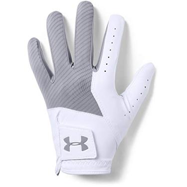 Imagem de Under Armour Luvas de golfe masculinas medalhas, aço (035)/aço, cadete pequeno à esquerda