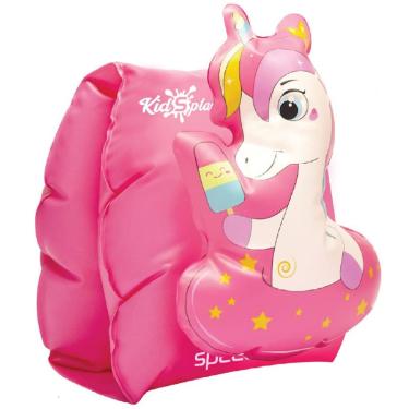 Imagem de Boia de Braço Infantil, Speedo, Kidsplash, Múltiplas Câmaras de Ar com Válvula de Segurança, Suporta até 30kg - Unicórnio