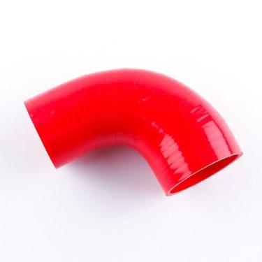 Imagem de JOIUYOLJ Mangueira de cotovelo de redução de 90 graus ID 1,25 a 4,4 cm (32 mm a 44 mm) para tubo de admissão de ar direto universal Turbo Intercooler reforçado 4 camadas 5,4 mm (90D-ID32-44)