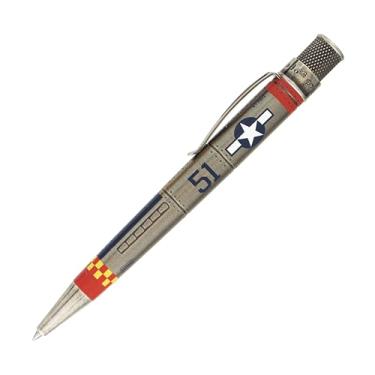 Imagem de Retro 51 Caneta esferográfica vintage Metalsmith Collection, P-51 Mustang WWII Plane (VRR-1343)