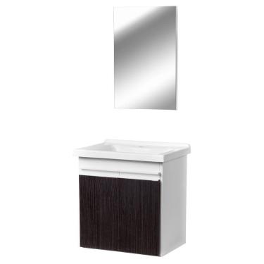 Imagem de Gabinete de Banheiro com Espelheira Kit Maceió 45cm