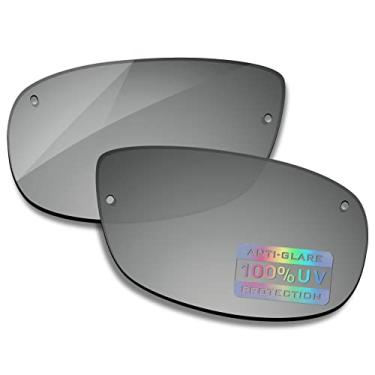 Imagem de Bowyer Lentes de reposição polarizadas para óculos de sol Ray-Ban RB3183 63 mm - Espelho de titânio