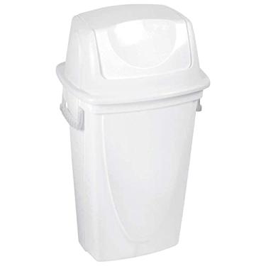 Imagem de Lixeira Piso Basculante Plasútil Branco 58 L
