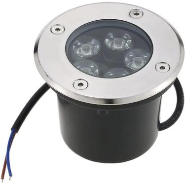 Imagem de Luzes de paisagem de baixa tensão Spotght de jardim ao ar livre IP65 à prova d'água recesso à terra para entrada de automóveis Deck Step Underground ght, vermelho, 24W-AC12V