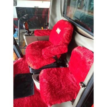 Imagem de 2 Capas Em Chinil + Tapete Pra Assoalho Colheitadeira - Rei do Chinil,