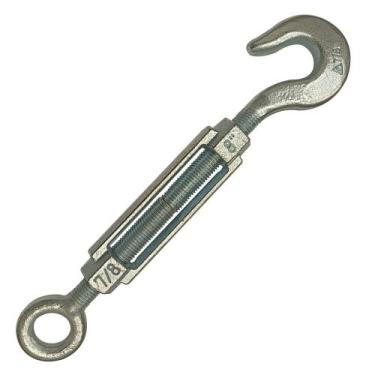 Imagem de Esticador Reforçado com Cabo de Aço Gancho X Olhal 7/8" - Fischer