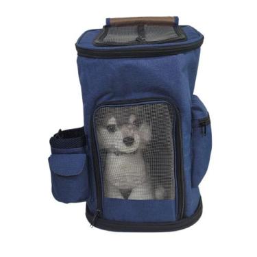Imagem de Mochila Bolsa Transporte De Pet Viagem Passeio Grande Impermeável - Re